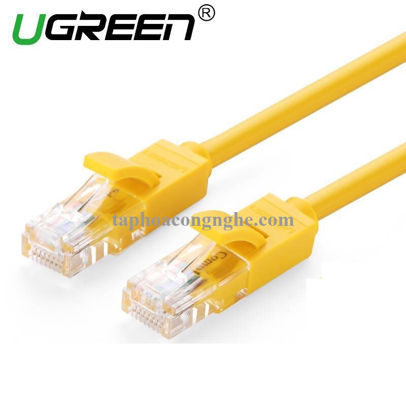 Ugreen 60815 15M màu Vàng Cáp mạng LAN CAT5E UTP NW103 30060815